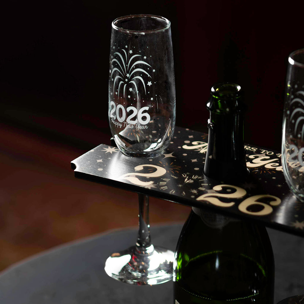 New Years Champagne Glass - 2026