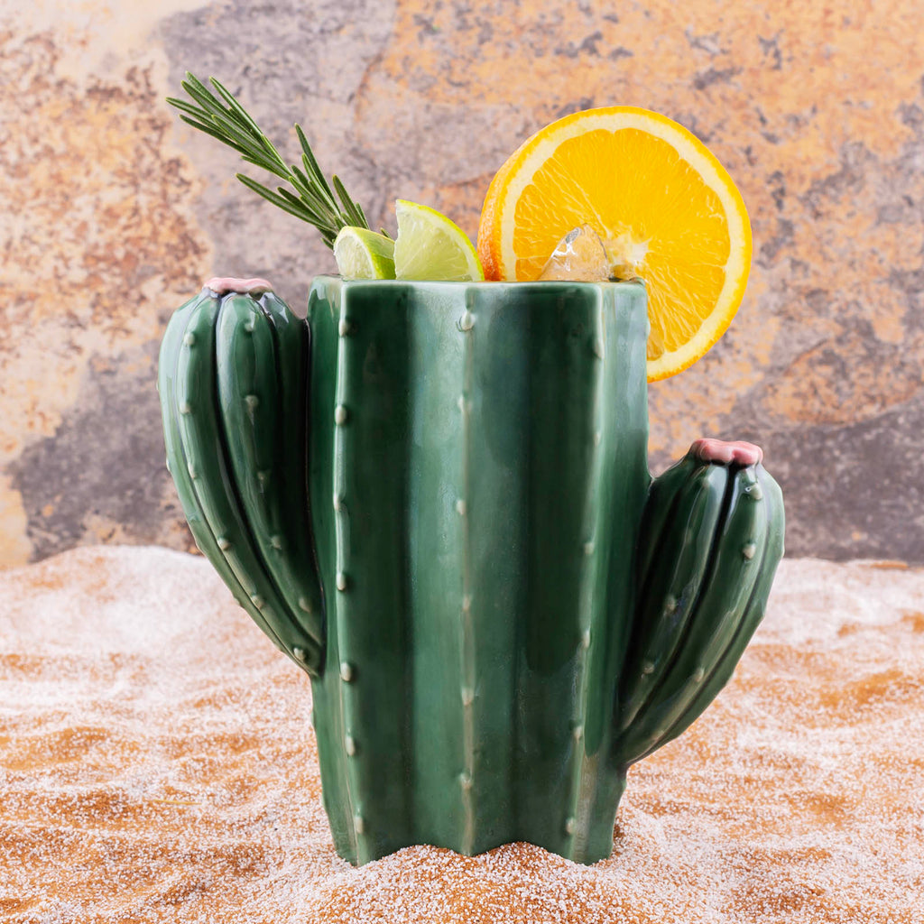 BarConic ® Cactus Tiki Mug with Lid