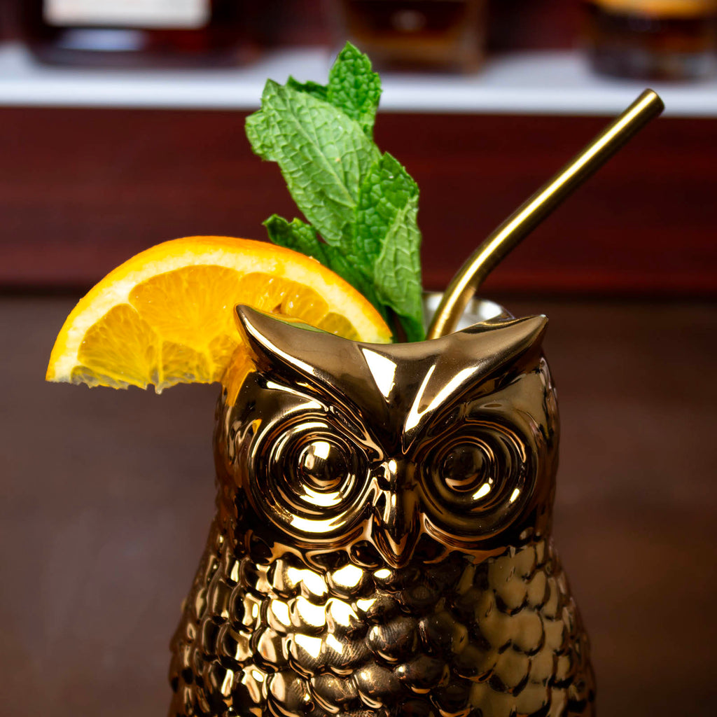 Barconic® Tiki Great Horned Owl - 24 ounce – Bar Supplies