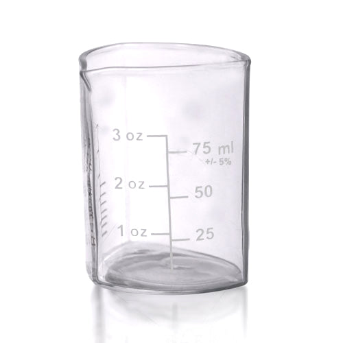 GRADUATED 1 OUNCE MEASURING GLASS IN OZ/ML/TSP