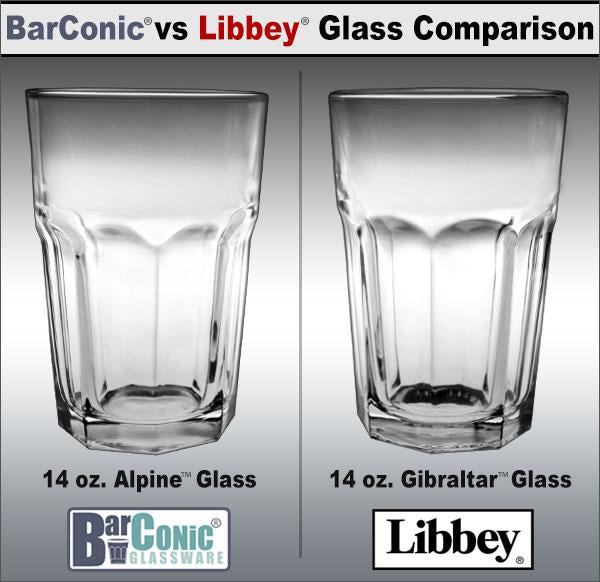 BarConic Alpine Highball Glass 9 oz - CASE OF 12