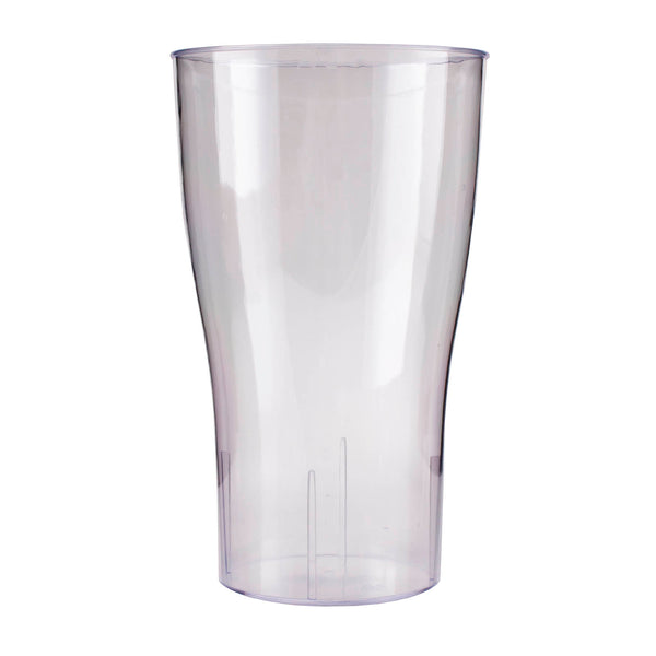 Clear Plastic Pint Glasses - 10ct - 16 ounce