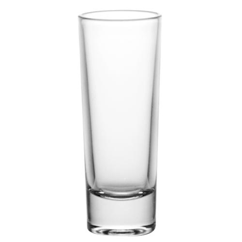 True Slam Tall Glass Shot Glasses, Prinked Half Oz. Measurements