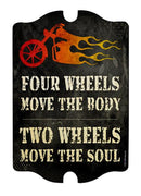 Move The Soul Wood Bar Sign Tavern-Shaped