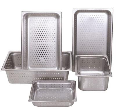 Steam Table Pans - 24 Gauge Anti-Jam - Perforated
