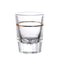 BarConic® 2oz Shot Glass with Gold 1oz Measure Line