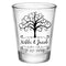 CUSTOMIZABLE - 1.75oz Clear Wedding Shot Glass - Tree Of Life