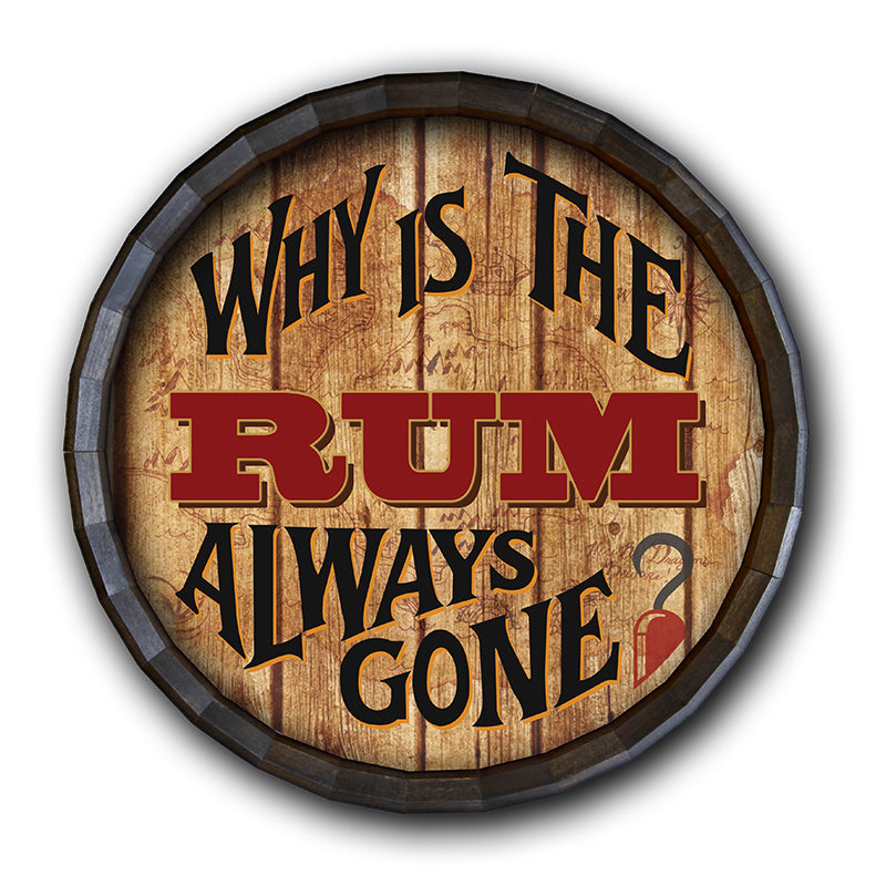 Why is the Rum Always Gone Tee - The Lost Bros