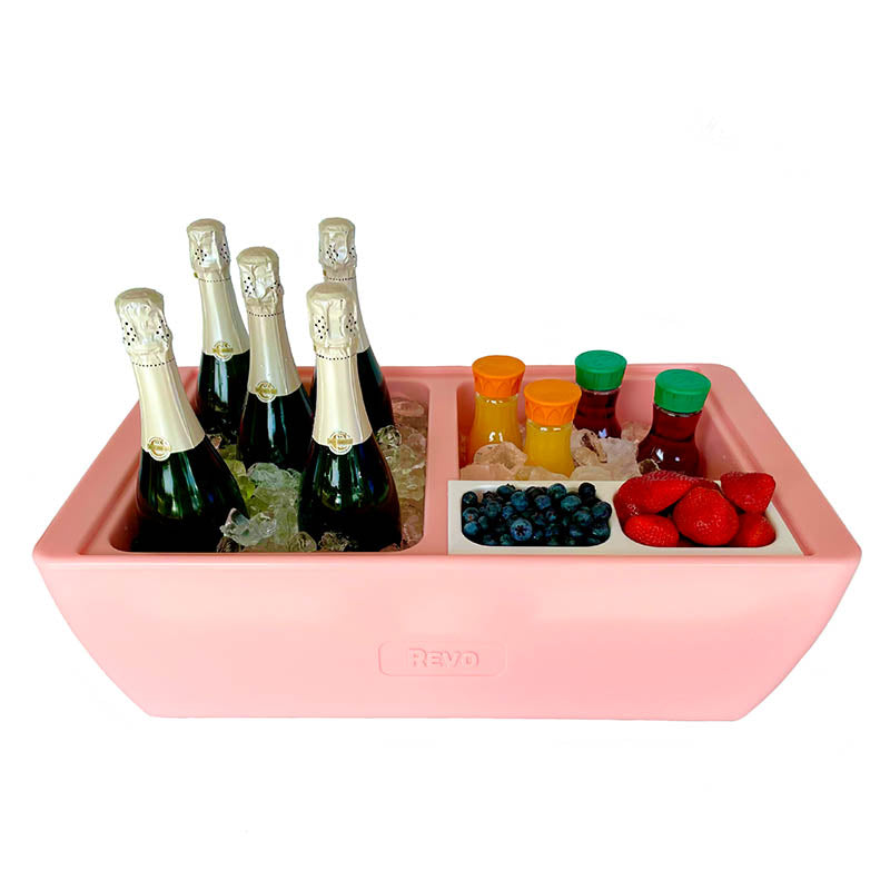 Revo Party Barge Cooler | Deep Black | Ice and Wine Bucket