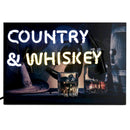 Country & Whiskey Neon Sign