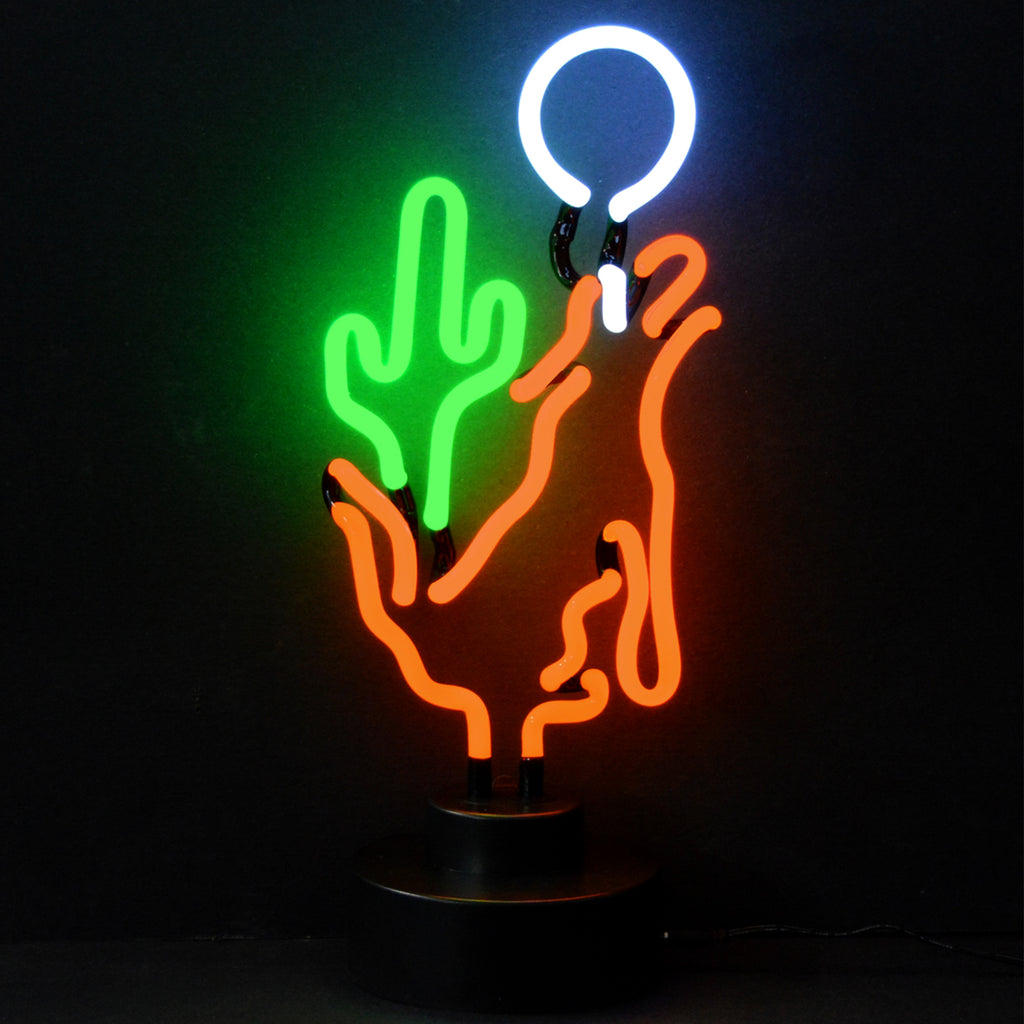 Neon Sculpture - Coyote Moon Cactus  Bar Supplies