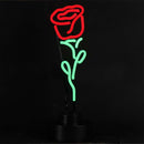 Neon Sign - Red Rose