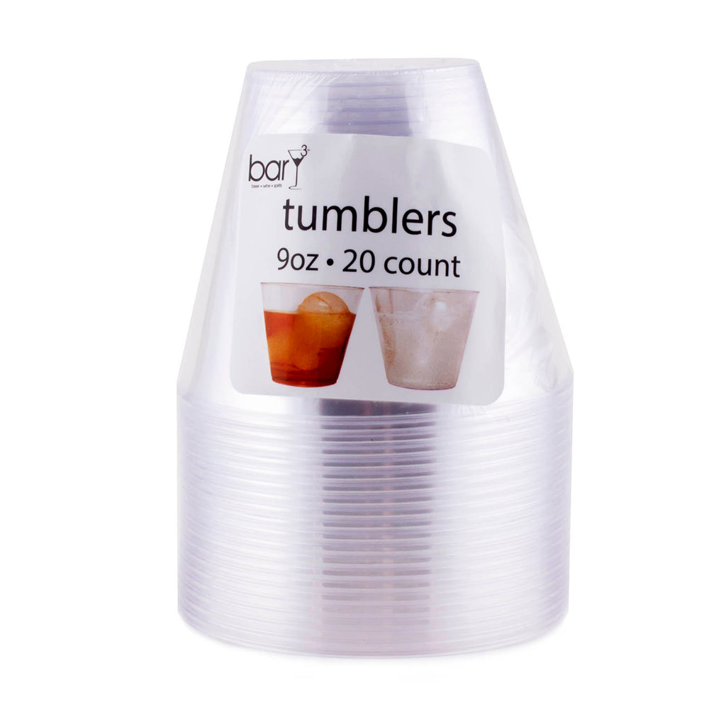 Plastic Tumblers - 20 pack