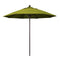 California Umbrella 9' Pole Push Lift SUNBRELLA With Bronze Aluminum Pole - Kiwi Fabric