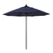 California Umbrella 9' Pole Push Lift SUNBRELLA With Bronze Aluminum Pole - Navy Fabric