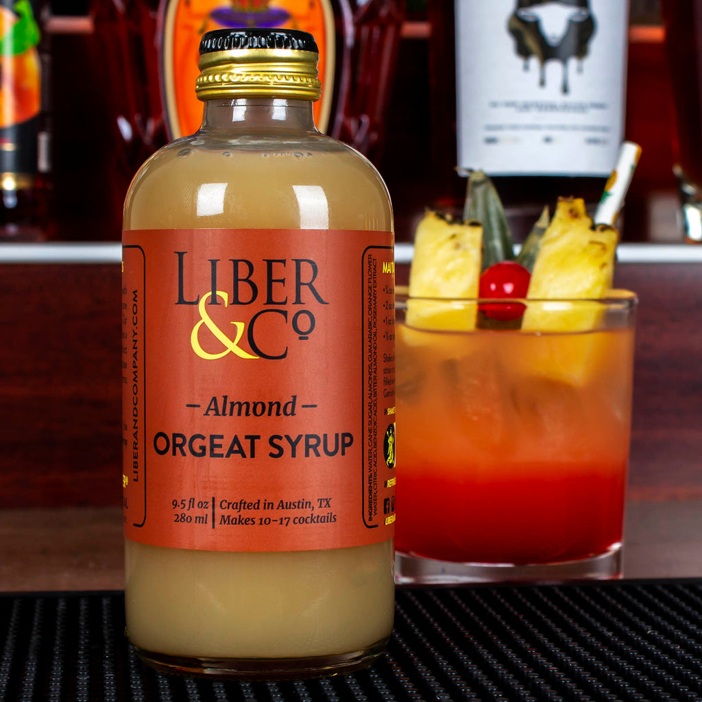 Almond Orgeat Syrup Liber & Co. Bar Supplies