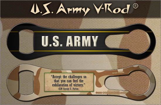 Kolorcoat V-Rod Bottle Opener - Army