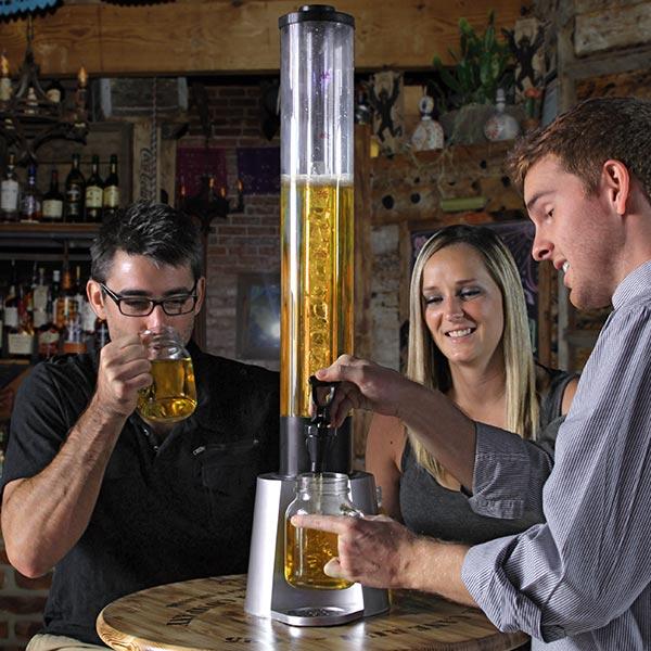 Beer Tower Dispenser Large Capacity 3L Juice Margarita Tower Beer