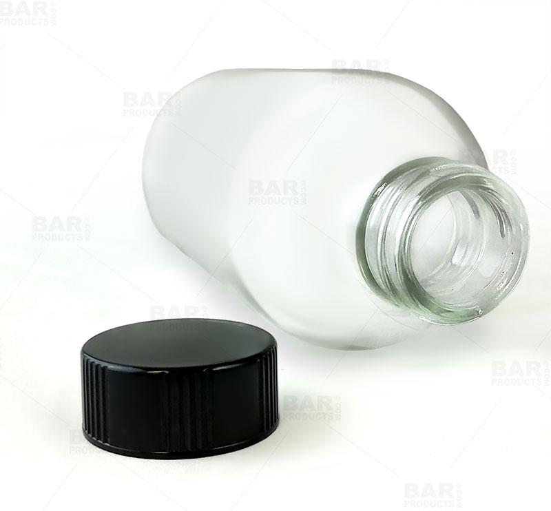 Round Craft Bartending Bottle w/ Cork - 8.5oz / 250ml