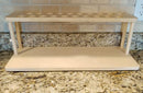 Counter Caddies™ - NATURAL - 24" STRAIGHT Shelf w/ K-Cup Holes