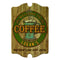 Custom Tavern Shaped Wood Bar Sign - Coffee