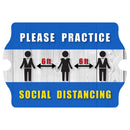 Kolorcoat™ Compliance Signs - Social Distancing (Options)