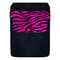 DekoPokit™ Leather Bottle Opener Pocket Protector w/ Designer Flap - Pink Zebra Print - LARGE
