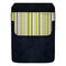 DekoPokit™ Leather Bottle Opener Pocket Protector w/ Designer Flap - Green Stripes - LARGE