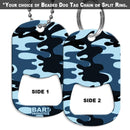 Dog Tag Bottle Opener - Blue CAMO