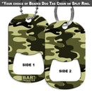 Dog Tag Bottle Opener - Dark Green CAMO