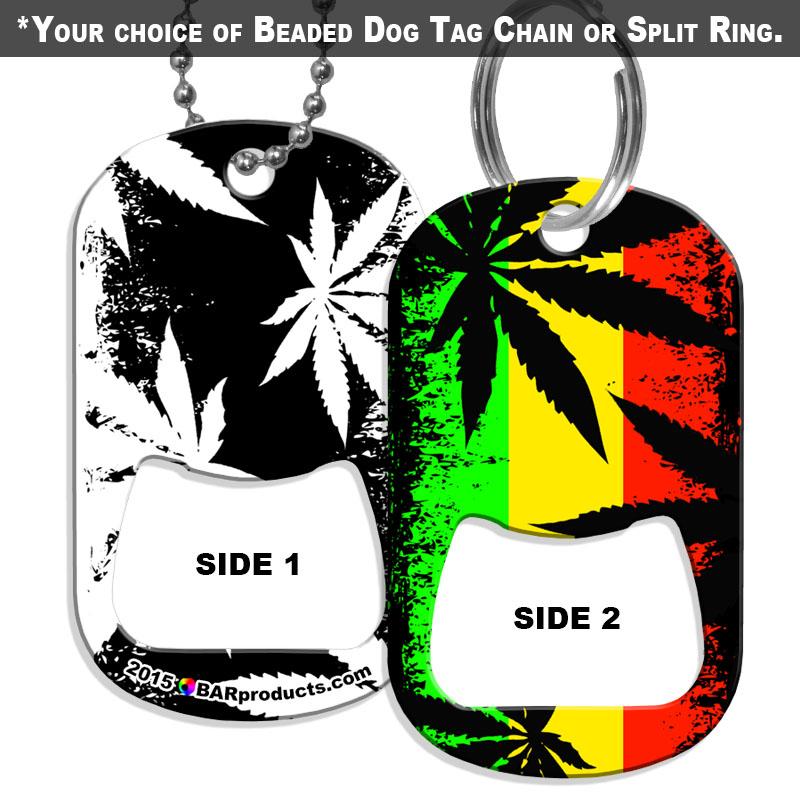 Rasta dog tag on sale