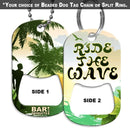 Dog Tag Bottle Opener - Ride The Wave