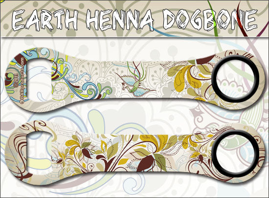Dog Bone Bottle Opener - Earthy Henna