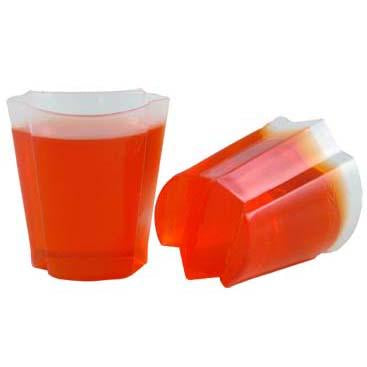 Clear Plastic Ez-Squeeze Jelly Shot Cups with Lids 50ct