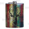 Stainless Steel Hip Flask - Buck Design - 12 ounce