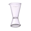 BarConic® Glass Double Sided Jigger - 1/2 oz and 1 oz