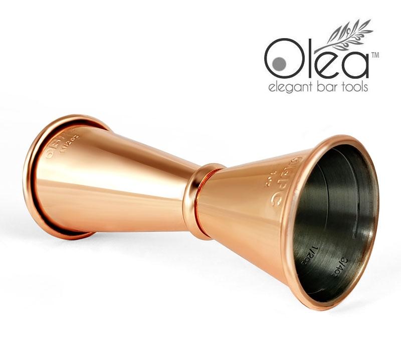 Olea Bell Jigger - Copper Plated - 1oz x 2oz