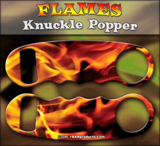 Flames Knuckle Popper Opener
