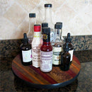 WOOD END GRAIN Lazy Susan - 3 Different Sizes - For Kitchen Table Top - Handcrafted in USA