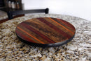 WOOD END GRAIN Lazy Susan - 3 Different Sizes - For Kitchen Table Top - Handcrafted in USA