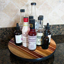 WOOD END GRAIN Lazy Susan - 3 Different Sizes - For Kitchen Table Top - Handcrafted in USA