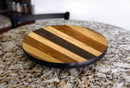 WOOD END GRAIN Lazy Susan - 3 Different Sizes - For Kitchen Table Top - Handcrafted in USA