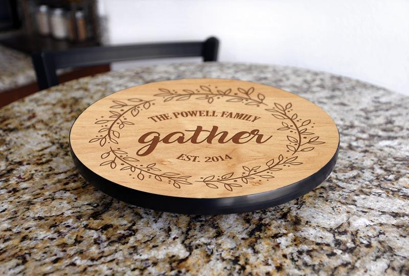 ADD YOUR NAME GATHER Lazy Susan - 3 Different Sizes - Table Top – Bar  Supplies