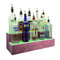 BarConic® LED Liquor Bottle Display Shelf - 2 Steps - Aged Bronze - Several Lengths