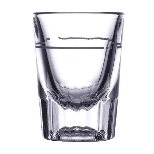 Buy Wholesale China Round Drinking Glass Whiskey Cups Thick Bottom For Bar  & Shot Glass at USD 2