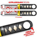 Kolorcoat™ 11" Long COLOSSAL™  Speed Bottle Opener – Katana