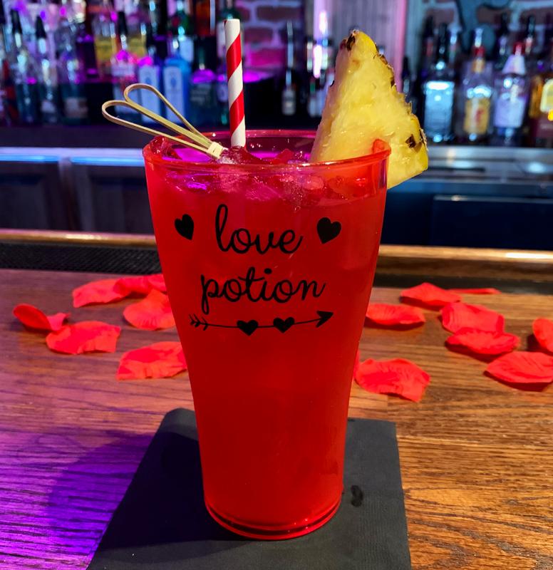 Love Potion Polycarbonate Cup - Neon Pink