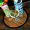 Melamine Wood Grain Non-Slip Trays - Available in 12" or 16"