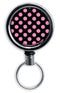 Mirrored Chrome Retractable Reel ONLY – Polka Dots