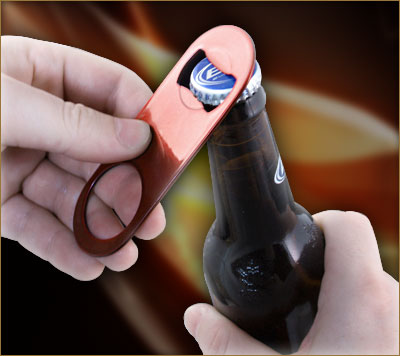 One-Handed Bottle Opener